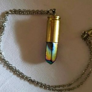 Ahmong Charms Handmade Bullet Crystal Necklace